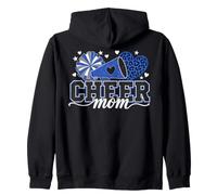 Cheer Mom Blue Cheerleader Game Day Cheer Mama Football Moms Sweat à Capuche
