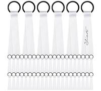 Cheer Tags, Gear Tags Holder Für Cheerleading, Cheerleader-Poms-Etikettenband, Band-Sublimation, Leere Cheer-Anhänger Mit Gummiband Für Slogan, Name, Muster