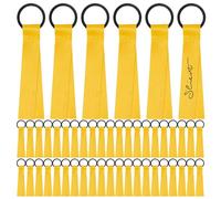 Cheer Tags, Gear Tags Holder Für Cheerleading, Cheerleader-Poms-Etikettenband, Band-Sublimation, Leere Cheer-Anhänger Mit Gummiband Für Slogan, Name, Muster