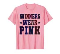 Cheer Winners Wear Mud Run Field Day Spirit Semaine de Course Rose T-Shirt