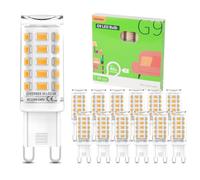 CHEERBEE Ampoule G9 LED 3W 480LM Blanc Chaud 2700K, Équivalent 40W Halogène, Capsule G9 Non Dimmable, Classe Énergétique C, Sans Scintillement, Pour Lustre et Plafonnier, Lot de 12