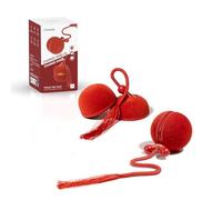 Cheerble Wicked Ball Duo2 Jouet 2 en 1 pour chat Rouge