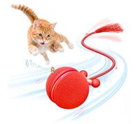 Cheerble Wicked Ball MiniTail Balle pour chat avec queue mobile Rouge