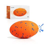 Cheerble Wicked Rugby - Jouet pour Chien Couineur, Jouet Interactive pour Chien avec 3 Modes, Balle Automatique Sauteuse, Roulante et Auto-Roulante en Matériau E-TPU, Rechargeable par USB-C(Orange)
