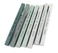 CHEERBRIGHT 7pcs ensemble de pierres à aiguiser/kit de pierres à aiguiser à huile - 80# 150# 240# 400# 600# 800# 1000# (5.9x0.47x0.24 pouces)