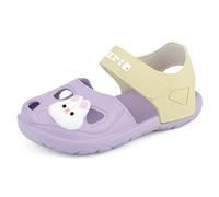 Cheerful Mario 2-5 Ans Sandales Enfant Fille Garcon été Sabot Chaussures de Plage Jardin pour Bebe Violet 25/26 EU