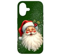 Cheerful Santa with Holly & Sparkles - Holiday Art Coque pour iPhone 17