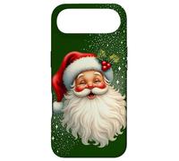 Cheerful Santa with Holly & Sparkles - Holiday Art Coque pour iPhone Air