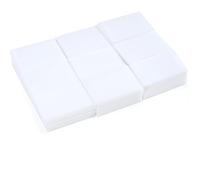Cheerhom 630pcs Coton Ongles Gel Non Pelucheux,Tampons en coton pour le dissolvant d'ongles - Blanc