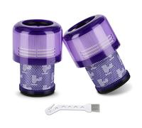 Cheerhom Filtres Compatible avec Dyson V11 V15 SV14 SV17 SV22 Detect Absolute, 2 Pcs Filtre de Remplacement pour Aspirateur Dysons, Violet