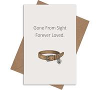 Cheerin Cartes de condoléances pour animaux de compagnie avec enveloppes - Cadeau de condoléances pour la perte d'un chien, propriétaire de chat ou amoureux des animaux - Cartes de condoléances pour