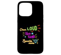 Cheerleader Cheer Loud Shine Bright Cheerleaders Cadeau Coque pour iPhone 15 Pro Max