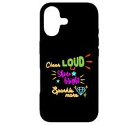 Cheerleader Cheer Loud Shine Bright Cheerleaders Cadeau Coque pour iPhone 17