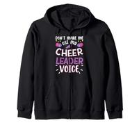 Cheerleader Funny Cheerleader Don't Make Me Use My Voice Sweat à Capuche