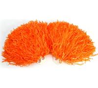 Cheerleader Pom Poms Squad Cheer Sport Party Danse Accessoires utiles (Orange)