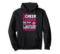 Cheerleader Une Attitude avec Un Arc Définition du Cheerleading Sweat à Capuche