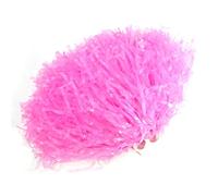 Cheerleading Pom Pom 2pcs de Haute qualité équipe élastique Durable Team Look for Youth Cheer Squad Sports Party Dance Accessoires 8 Couleurs (PINK)