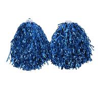 Cheerleading Pom Pom Partage des fêtes de la Main avec Une poignée Dure pour Les Jeux de Sport de Danse Spirit Team Cheer 2pcs Set PVC Matériel (Bleu)