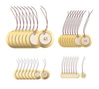 Cheerock Transducteur à disque piézo 32 pièces, 4 tailles 20 mm 27 mm 35 mm | Micro de contact piézoélectrique, éléments sonores pour guitare acoustique, déclencheurs de batterie, CBG