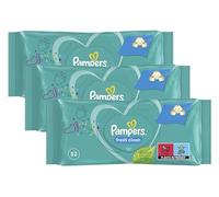Cheeroo Lot de 156 lingettes Pampers pour bébé, lingettes humides pour le visage, les mains et le bas du corps, essentiels pour bébé, lingettes pour bébé