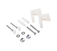 Cheeroyal Coudé Plancher Salle De Bains WC Cuvette De Toilette/Bidet Fixation Latérale Salle De Bains Kit De Montage Vis Supports