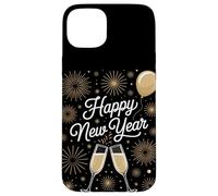 Cheers Buveur de champagne pour réveillon du Nouvel An Coque pour iPhone 15 Plus