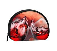 Cheers Mini sac de rangement portable pour verres à vin rouge, élégant et compact, adapté pour un transport quotidien, Noir , Taille unique