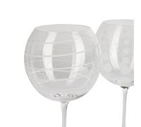 Mikasa Cheers 5159316 Lot de 4 Verres Ballon à gin en Cristal - Argenté