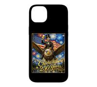Cheers to 250 Years Drapeau américain Lincoln Eagle Beer Drinking Coque pour iPhone 14 Plus