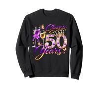 Cheers to 50 Years Old Wedding Anniversary 50th Birthday Sweatshirt