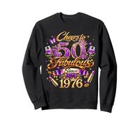 Cheers to 50 Years Old Wedding Anniversary 50th Birthday Sweatshirt