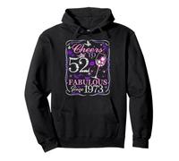 Cheers to 52 Fabulous Since 1973. Women’s 52nd Birthday Sweat à Capuche