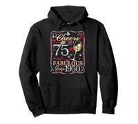 Cheers to 75 Fabulous Since 1950. Women’s 75th Birthday Sweat à Capuche