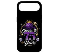 Cheers to 75 Years Old Wedding Anniversary 75th Birthday Coque pour iPhone Air