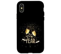 Cheers to a New Year - Happy New Year Eve Celebration Coque pour iPhone X/XS