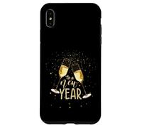 Cheers to a New Year - Happy New Year Eve Celebration Coque pour iPhone XS Max