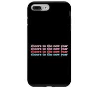 Cheers to a New Year Retro Happy New Year Eve Celebration Coque pour iPhone 7 Plus/8 Plus