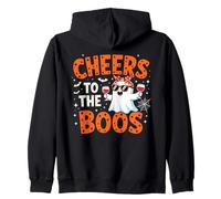 Cheers to The Boos Fantôme d'halloween Amusant Sweat à Capuche
