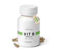 CHEERS - Vitamin B Complex, 60 Capsules, Suppléments de Vitamines pour Adultes, Suppléments Végétaliens de Vitamine B pour Hommes et Femmes