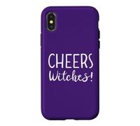 Cheers Witches Womens Funny Witch Halloween Drinking Witchy Coque pour iPhone X/XS