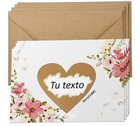 Cheerset Grattoirs personnalisables pour écrire votre message surprise. Vous voulez être mon parrain (marraine), vous allez être grands-parents, vous allez devenir papa en blanc. (4 unités)