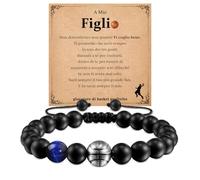 CheersLife Bracelet Bleu Sportif pour Garçons 8-16, Accessoires de Basket pour Mon Fils, Cadeaux d'Anniversaire pour Fils, Retour à l'École, Graduation, Bleu IT