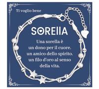 CheersLife bracelet sister Gift, bracelet femme argent 925, trois en un bijoux fille, idée cadeau dame anniversaire sister amitié bracelet ami