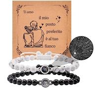 CheersLife IT,Bracelet Projection Je T'Aime 100 Langues