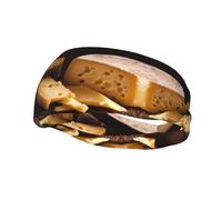 Cheese Bandeau élastique pour le basket-ball Fitness Unisexe Sport Course Cyclisme Yoga Bande absorbant la transpiration