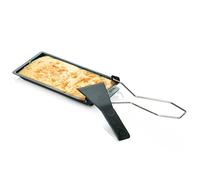 Cheese Barbeclette® de Boska/Gril à raclette/Caquelon à fromage avec spatule/Compatible barbecue/Noir / 175 x 85 mm