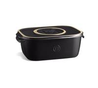 Cheese Box Boîte à fromage rectangulaire avec plateau Céramique EMILE HENRY Noir Truffe Mat