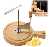 Cheese Curler Wheel,Wooden Flower Maker Wheels Slicer,Cheeses Curlers Flower Maker,Wooden Cheese Curler Wheels,For Cheeses Wheel Or Chocolate (NO lid)