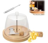 Cheese Curler Wheel,Wooden Flower Maker Wheels Slicer,Cheeses Curlers Flower Maker,Wooden Cheese Curler Wheels,For Cheeses Wheel Or Chocolate (lid)