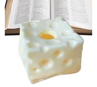 Cheese Fidget - Milk Scented Sensory Pinch Cube Toy, Soft Squeeze Stress Relief Game, Mini Handheld -relief Cube | Portable Fun Fidget Toy for Kids Adults Students School Work Travel Birthday